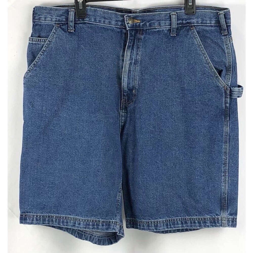 Carpenter Denim Shorts 40 Blue Jeans Mid Rise Cotton 5 Pocket Grunge Utility